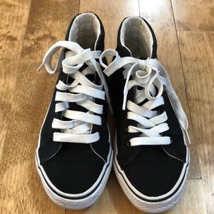 Girls size 3 canvas shoes. Only worn inside a limited number of times for dance.